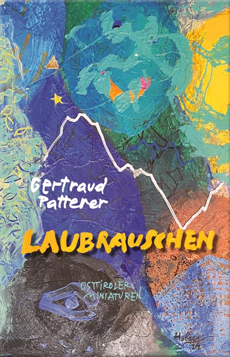 Buchcover "Laubrauschen", Ausschnitt aus einem Gemälde von Adi Holzer