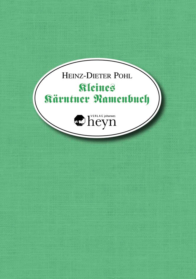 Kleines Kärntner Namenbuch Cover